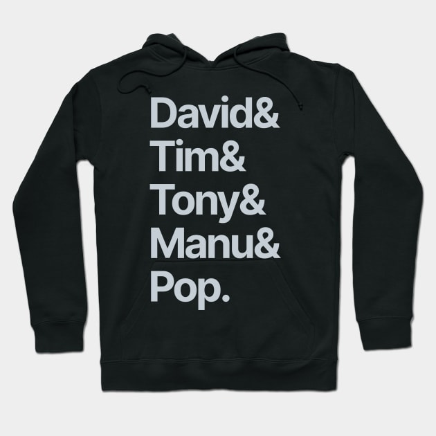 Black And Silver Greats - NBA Hoodie by paterack